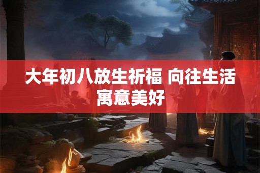 大年初八放生祈福 向往生活寓意美好