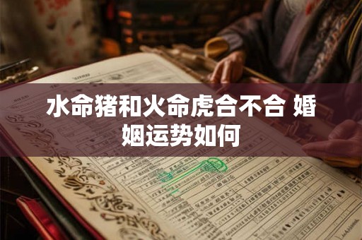 水命猪和火命虎合不合 婚姻运势如何