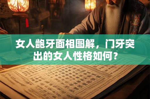 女人龅牙面相图解，门牙突出的女人性格如何？