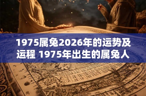 1975属兔2026年的运势及运程 1975年出生的属兔人2026年的运势如何 1975属兔2026年的运势及运程 1975年出生的属兔人2026年的运势如何