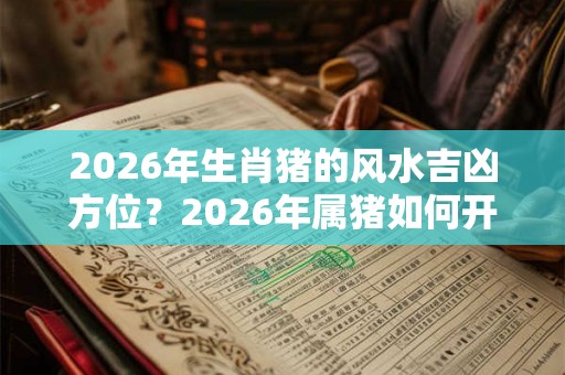 2026年生肖猪的风水吉凶方位?2026年属猪如何开运转运? 2026年生肖猪的风水吉凶方位?2026年属猪如何开运转运?
