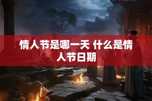情人节是哪一天 什么是情人节日期
