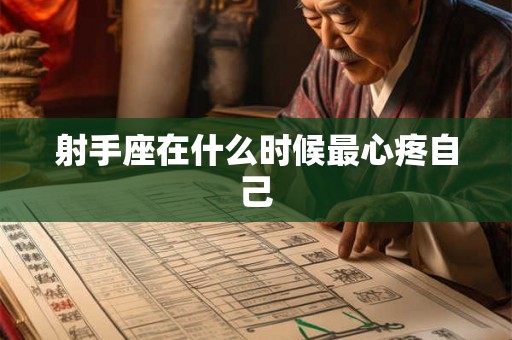 射手座在什么时候最心疼自己