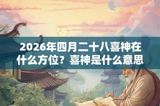 2026年四月二十八喜神在什么方位？喜神是什么意思？