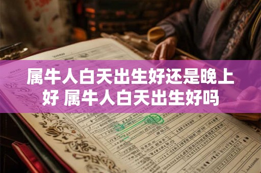 属牛人白天出生好还是晚上好 属牛人白天出生好吗