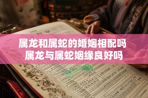 属龙和属蛇的婚姻相配吗 属龙与属蛇姻缘良好吗