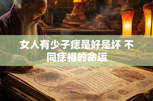 女人有少子痣是好是坏 不同痣相的命运