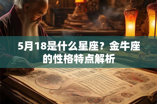 5月18是什么星座？金牛座的性格特点解析