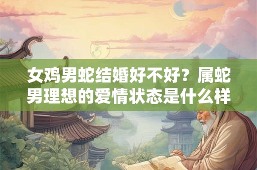 女鸡男蛇结婚好不好？属蛇男理想的爱情状态是什么样的？