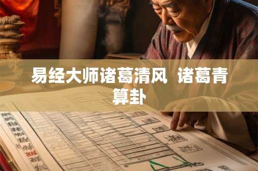 易经大师诸葛清风  诸葛青算卦
