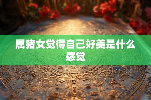 属猪女觉得自己好美是什么感觉
