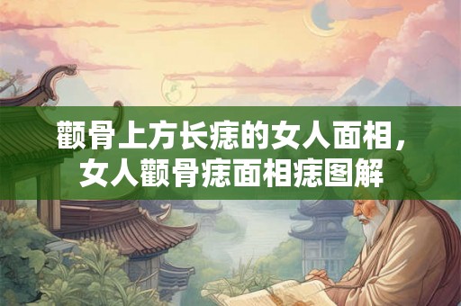 颧骨上方长痣的女人面相，女人颧骨痣面相痣图解