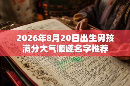 2026年8月20日出生男孩满分大气顺遂名字推荐