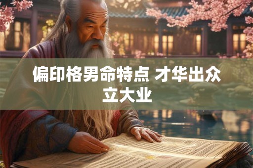 偏印格男命特点 才华出众立大业