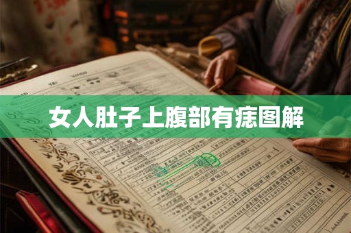 女人肚子上腹部有痣图解