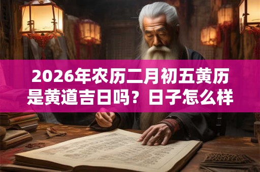 2026年农历二月初五黄历是黄道吉日吗？日子怎么样？