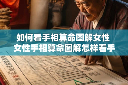 如何看手相算命图解女性 女性手相算命图解怎样看手相