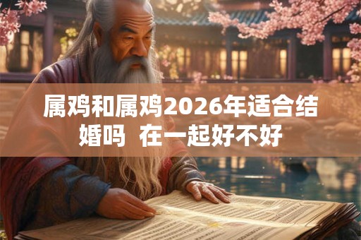 属鸡和属鸡2026年适合结婚吗  在一起好不好