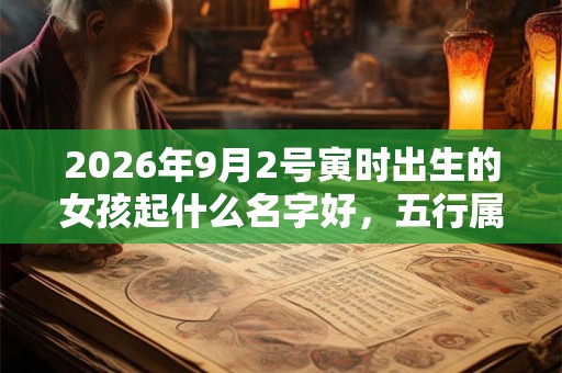 2026年9月2号寅时出生的女孩起什么名字好,五行属什么 2026年9月2号寅时出生的女孩起什么名字好,五行属什么