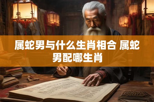 属蛇男与什么生肖相合 属蛇男配哪生肖