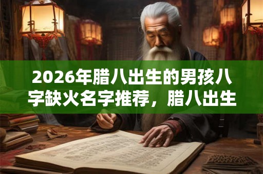 2026年腊八出生的男孩八字缺火名字推荐，腊八出生五行缺火？