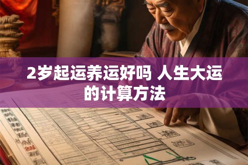 2岁起运养运好吗 人生大运的计算方法