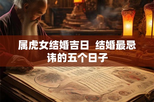 属虎女结婚吉日  结婚最忌讳的五个日子