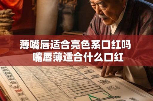 薄嘴唇适合亮色系口红吗  嘴唇薄适合什么口红