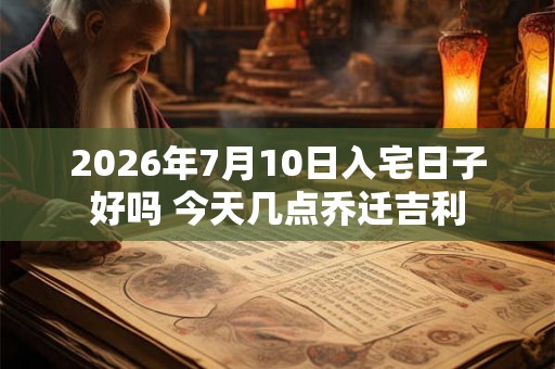 2026年7月10日入宅日子好吗 今天几点乔迁吉利
