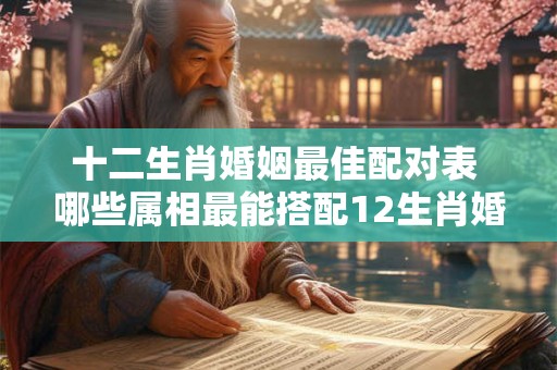 十二生肖婚姻最佳配对表 哪些属相最能搭配12生肖婚配表