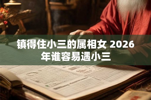 镇得住小三的属相女 2026年谁容易遇小三