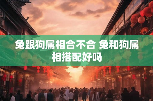 兔跟狗属相合不合 兔和狗属相搭配好吗