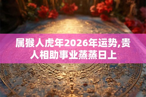 属猴人虎年2026年运势,贵人相助事业蒸蒸日上