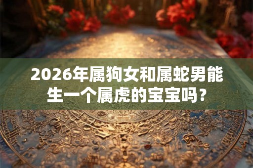 2026年属狗女和属蛇男能生一个属虎的宝宝吗? 2026年属狗女和属蛇男能生一个属虎的宝宝吗?