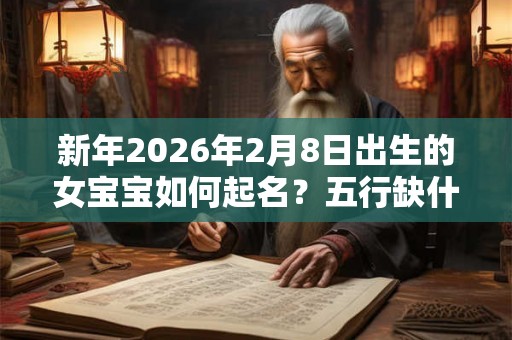 新年2026年2月8日出生的女宝宝如何起名？五行缺什么？