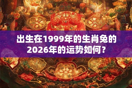 出生在1999年的生肖兔的2026年的运势如何？