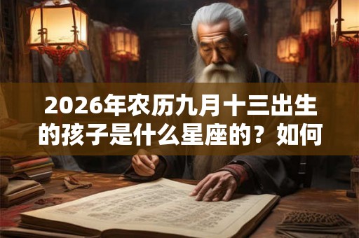 2026年农历九月十三出生的孩子是什么星座的？如何追求天秤座女生？