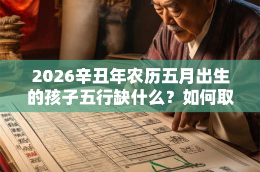 2026辛丑年农历五月出生的孩子五行缺什么？如何取名