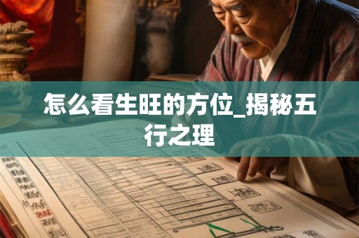怎么看生旺的方位_揭秘五行之理