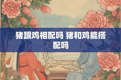 猪跟鸡相配吗 猪和鸡能搭配吗