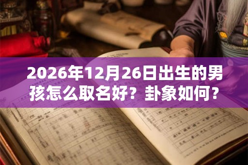 2026年12月26日出生的男孩怎么取名好？卦象如何？