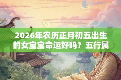2026年农历正月初五出生的女宝宝命运好吗？五行属什么