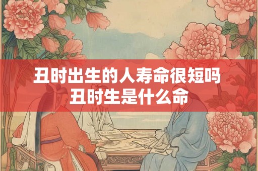 丑时出生的人寿命很短吗 丑时生是什么命