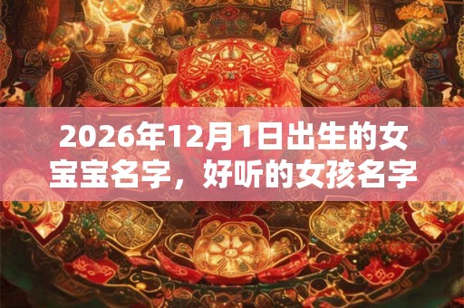 2026年12月1日出生的女宝宝名字,好听的女孩名字推荐 2026年12月1日出生的女宝宝名字,好听的女孩名字推荐