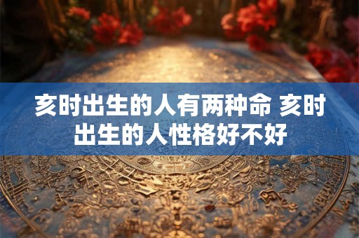 亥时出生的人有两种命 亥时出生的人性格好不好 亥时出生的人有两种命 亥时出生的人性格好不好