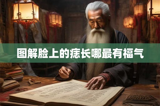 图解脸上的痣长哪最有福气