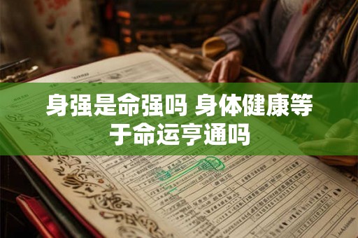 身强是命强吗 身体健康等于命运亨通吗
