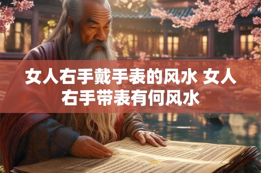 女人右手戴手表的风水 女人右手带表有何风水