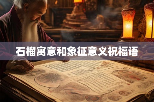 石榴寓意和象征意义祝福语