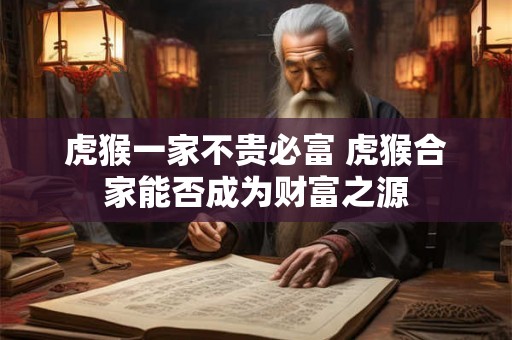 虎猴一家不贵必富 虎猴合家能否成为财富之源